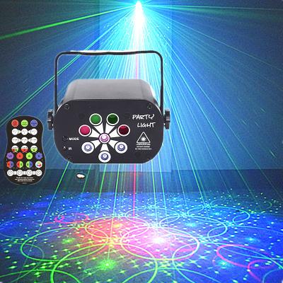 China Theme Park Laser Light Pattern RGB Laser Projection Star Projection Light KTV Bar Home Colorful Atmosphere Lamp Flash Stage Lights With Remote Control for sale