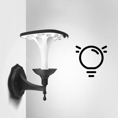 China Garden 2022 Solar Lawn Light Waterproof Post Garden Light Hottest Intelligent Induction Head Light for sale