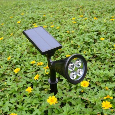 China Wholesale Two Modes LED Solar Adjustable Yard Lights Outdoor Solar Garden Spotlights Garden Light for sale