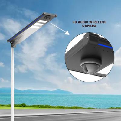 China ROAD All in one solar street light with camera integrated solar street light outdoor for sale