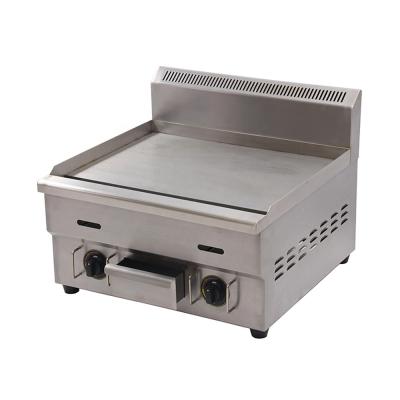 China Professional Mobile Kitchen Equipment Restaurant Hot Plate Gas Griddle 700*590*475mm for sale