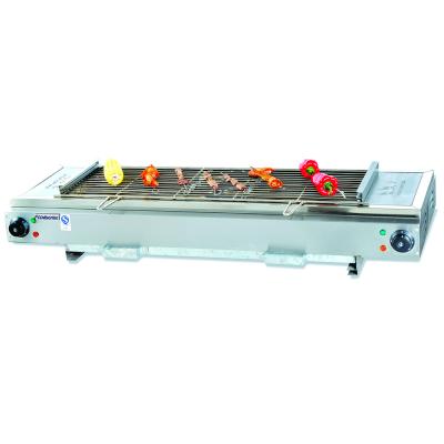 China Hot Sale 2021 Commercial Stainless Steel BBQ Grill Griddle Easily Cleaned Anthracitic Oven for sale