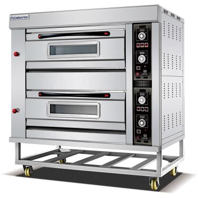 China Stone can be added for high quality bakery equipment gas pizza stainless steel oven baking bakery oven for sale for sale