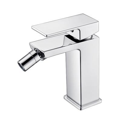 China Modern Single Faucet Bathroom Bidet Toilet Brass Plating Hot Cold Water Hot Water Sink With Soft Water for sale