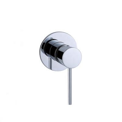 China Without Concealed Brass Shower Mixer Slide Bar Modern Style With Round Panel for sale