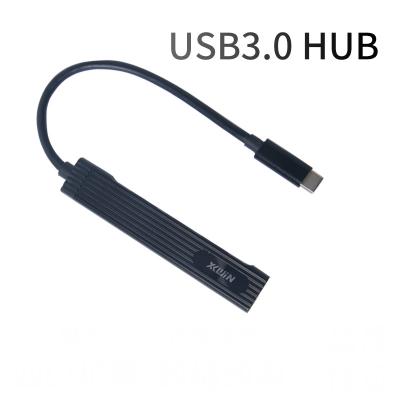 China USB C Hub 4 Ports USB Type C to USB 3.0 Hub USB Adapter TYPE C Hub Aluminum Shell with 1 USB3.0 Port, 3 USB2.0 Ports, FO HUB-1 for sale