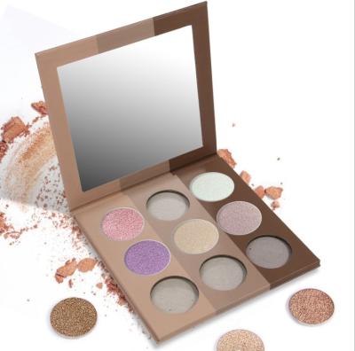 China High Quality OEM Face Highlighter Palette With Many Colors Optional for sale