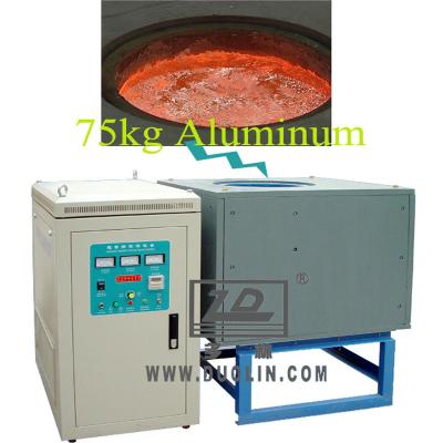 China 100KG Foundry Induction Melting And Holding Aluminum Furnace for sale