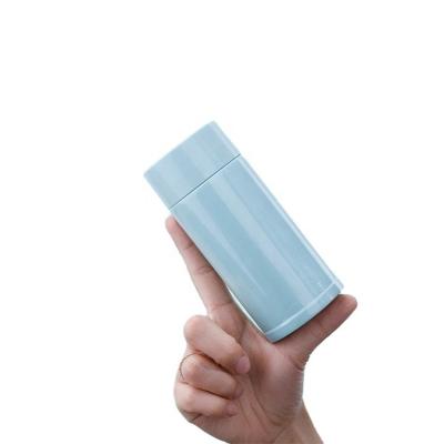 China 2020 PORTABLE 2020 mini wide mouth double wall vacuum updraft 300ml insulated 18/8 stainless steel pocket water bottle for sale