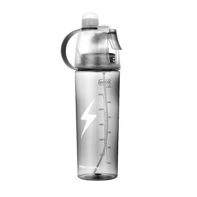 China Large Capacity 600ml Sustainable Outdoor Sports Water Spray Cup Kids Gift Kettle Plastic Water Bottles for sale