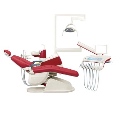 중국 Full Metal Full Unit Dental Chair With Micro Fiber Leather Cushion 판매용