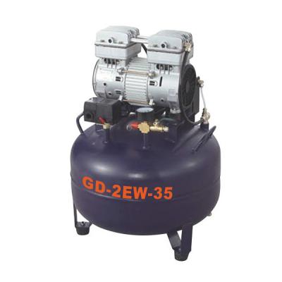 China GD-2EW-35 metal oil free dental air compressor for sale