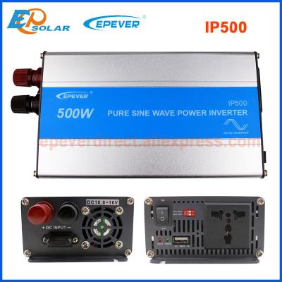 China EPever 500W Pure Sine Wave Inverter IP500 12V Input To 220VAC 230VAC Output 50HZ 60HZ High Efficiency Converter IP500-11 for sale