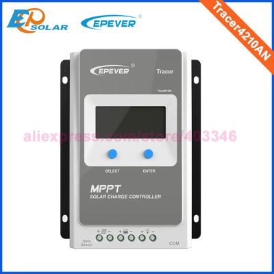 China Solar Charger Controller EPsolar Load Short Circuit Protection 40a 12v 24v Autowork MPPT Regulator Tracer4210A Upgraded to be Tracer4210AN for sale