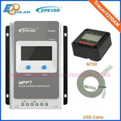 China Tracer 3210AN Epsloar EPEVER 30A MPPT Solar Charger Controller Charge Controller With MT50 Meter 3210A Tracer3210AN for sale