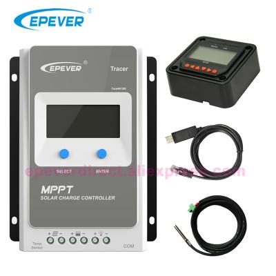 China Solar controller built in LCD display charger 40A 40amp mppt EPEVER solar power meter Temp sensor Solar controller 12V/24V Tracer4210AN MT50 solar cable for sale