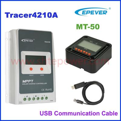 China Solar system controller Tracer 4210A 12v 24v auto solar controller 40a mppt solar charge controller 100v for sale