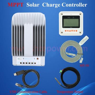 China EPEVER solar system controller 12v 30a mppt charge solar controller 150V with MT50 monitor Tracer3215BN function for sale