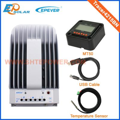 China Tracer 4215BN 40A 12V/24V150V MPPT solar controller system controller and MT50 meter cable and USB remote communication and sensor RTS300R47K3.81AV1.1 for sale