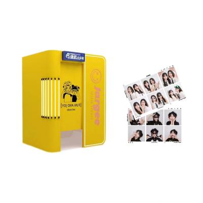 China Wooden/metal touch screen photo booth for sale portable instant photo printing station mirror photo booth with camera and printer for sale