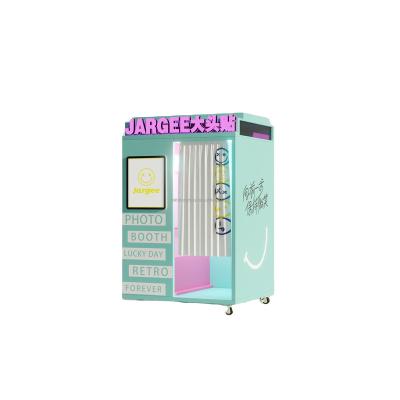 China Metal digital photo booth SLR photo booth self service vending machine selfie photo booth 2023jargee for sale