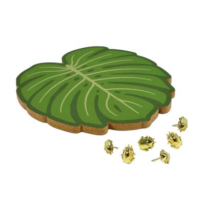 China Elegant Thumbtacks with Wall-Worthy Cork Cart Leaf Shape Drawing Pins Scarab Push Pins for sale