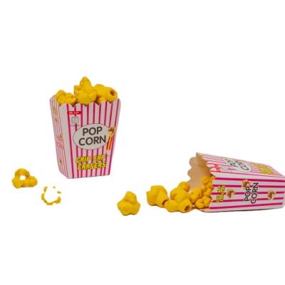 China Office Eraser Original Fun Kids Gift Funny Popcorn Cute Pencil Eraser With Cover for sale