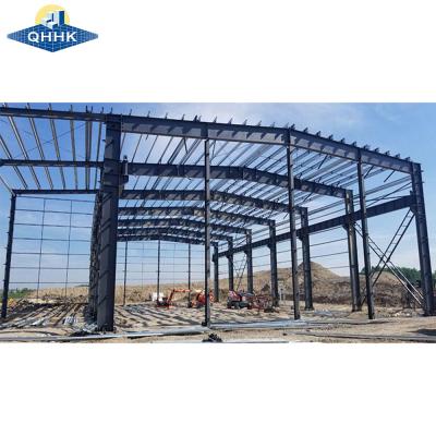 Chine Wide Span Modular Supply Metal Building Warehouse With Sandwich Panel à vendre