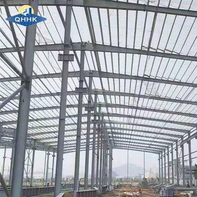 Chine Efficient Secure Metal Roof Frame Prefab Steel Construction For Warehouse Workshop à vendre