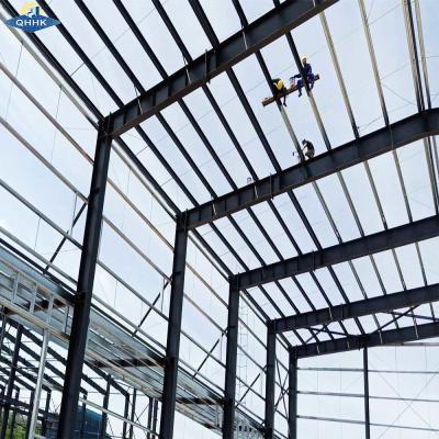 China Prefabricated Cold Storage Metal Frame Light Sandwich Panel Prefab Building Turnkey Heavy Workshop for sale