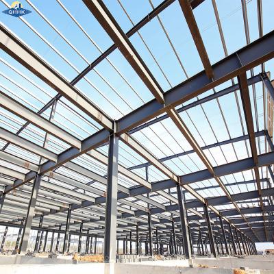 China Industrial Metal Roof Prefabricated Steel Structure Frame Factory Construction Hangar Warehouse for sale