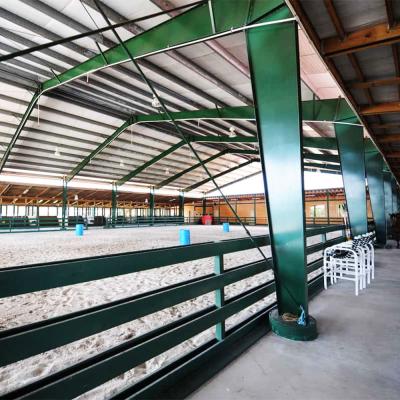 China Covered Or Enclosed Pre-Engineered Steel Equestrian Arenas Metal Equestrian Arenas For Sale for sale