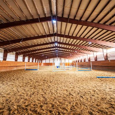 China 200x400 Indoor Horse Arena Kits Steel Indoor Riding Arenas for sale