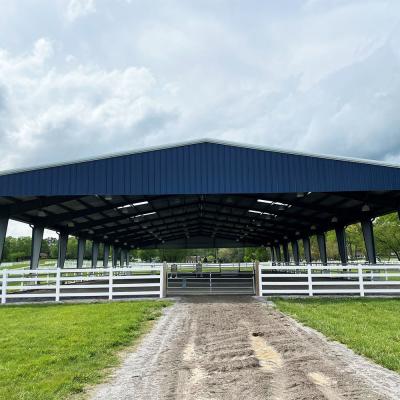 China Prefabricated Steel Stable Equestrian Buildings Riding Arenas For Sale for sale