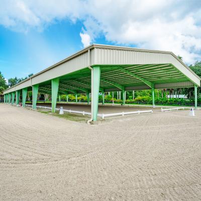 China Prefabricated Metal Riding Arenas Indoor Covered Arenas For Horses for sale