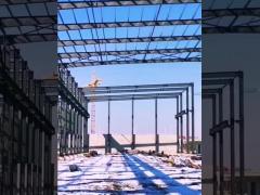 Shenyang Baird steel structure bulding- steel structure construction in winter