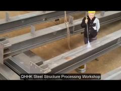 QHHK steel structure processing workshop