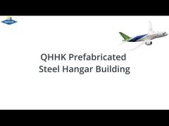 Steel structure aircraft hangar