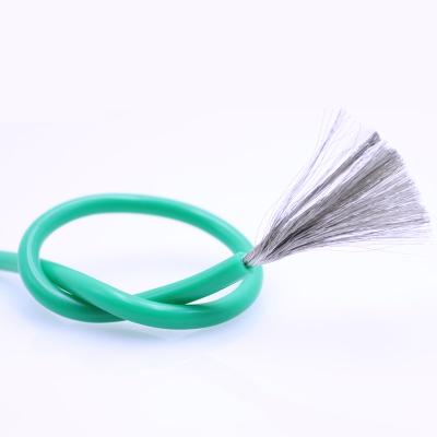 China Electronic Soft Silicone Wire 14AWG 0.08mm*400 OD3.5mm High Temperature Resistant Heat And Cold Resistant for sale