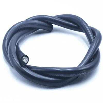 China Electronic Extra Soft Silicone Wire 12AWG 0.08mm*680 OD4.5MM High Temperature Heat And Cold Resistant for sale