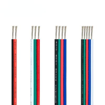 China 3Pin LED Strip Cable 50 Meters 3pin 20AWG Led Cable Connector Electrical Wire Extension for 5050 WS2812 RGBW RGB LE TDC LED Stirp for sale