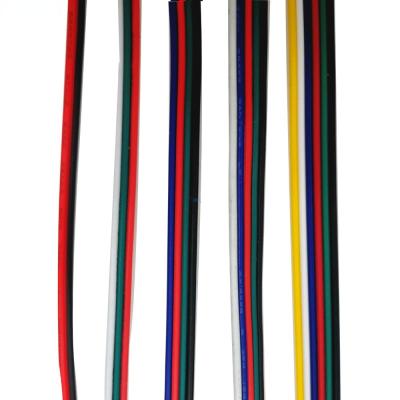 China 3Pin LED Strip Cable 50 Meters 5pin 20AWG Led Cable Connector Electrical Wire Extension for 5050 WS2812 RGBW RGB LE TDC LED Stirp for sale