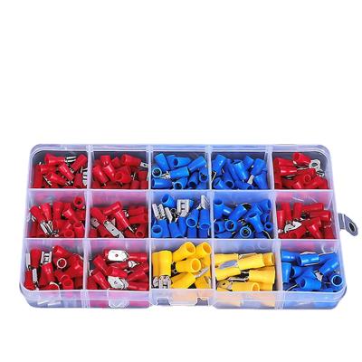 China Connect Wiring Without Soldering 280 Pieces / Box Round Terminal Block Wire Connector Cold Pressed Terminal Set Ring Terminal Combination Kit Cold Pressed for sale