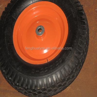 China wheel barrow tire 350-8 wheel barrow tire 350-8 for sale