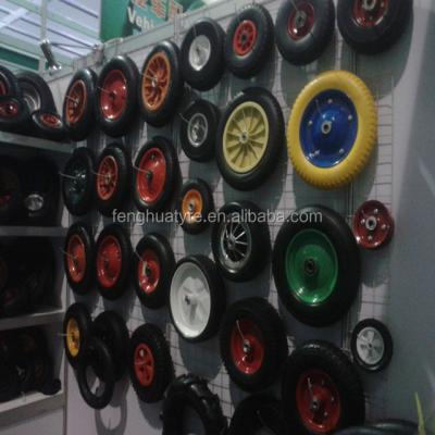 China Truss Wheel Barrow Tire With Rim For Tires 4.10-4 Wheel Barrow Tire for sale