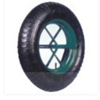 China Home Use Solid Rubber Tire For Wheel 3.00-4 Rubber Wheels for sale