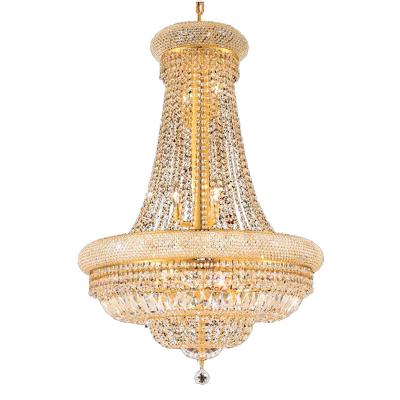 China Residential Royal Arabic Gold Finish Chandelier Crystal Lamp 71024 for sale