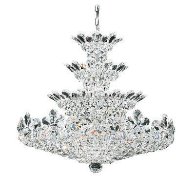 China Residential Small Crystal Empire Living Room Chandelier Light Gold 71006 Pendant Lamp for sale