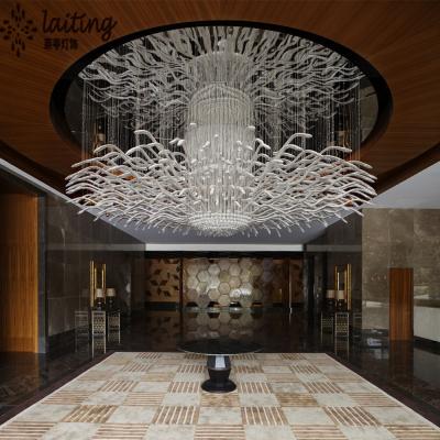 China Home Modern Hotel Lobby Custom Chandelier Light For Low Ceiling for sale