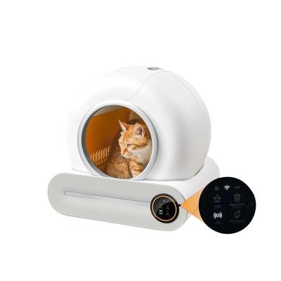 China Sustainable Smart Cat's Litter Box Cleaning Sets Automatic Device Radio Control Toys For Christmas Cat Toys for sale